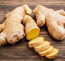 Ginger root to stimulate potency